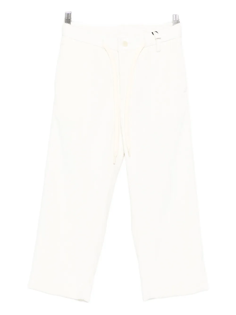 

Брюки из хлопка на завязке I'M Brian, белый