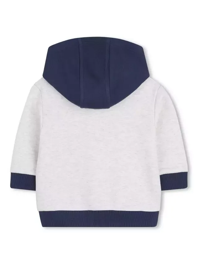 Детский кардиган с капюшоном, бежевый меланж Timberland — фото 2