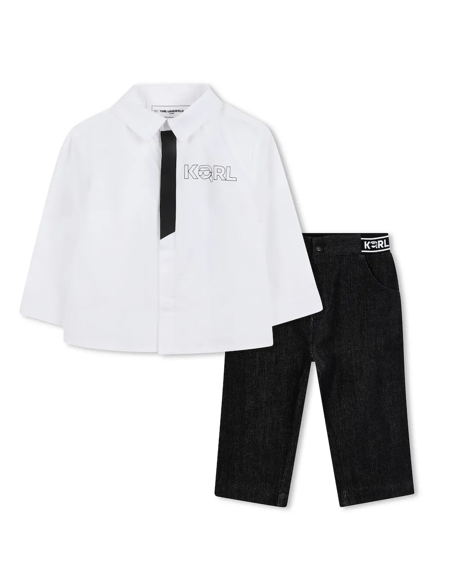 

Многоцветный комплект для младенцев из хлопка Karl Lagerfeld Kids