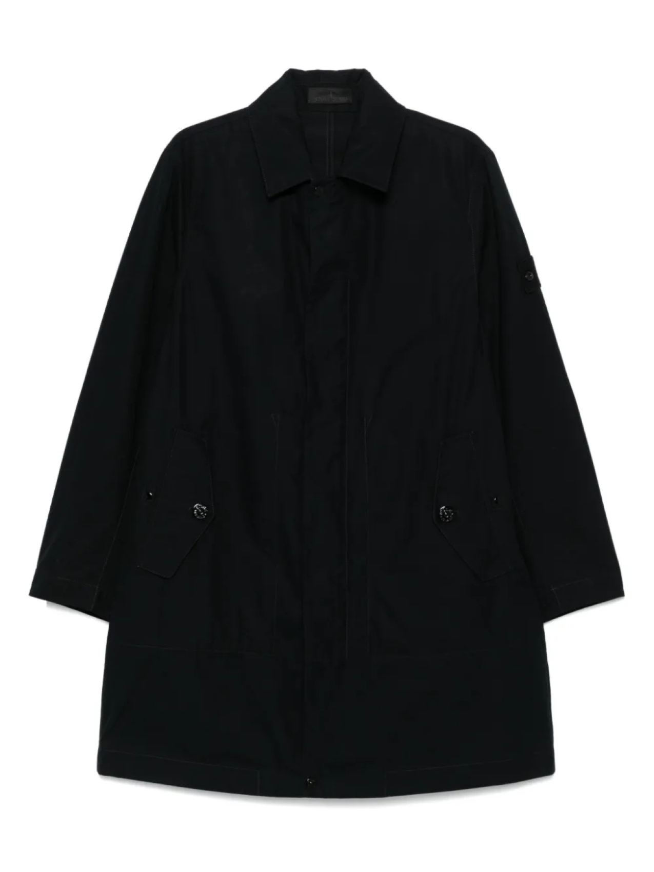 

Stone Island хлопковое пальто, синий