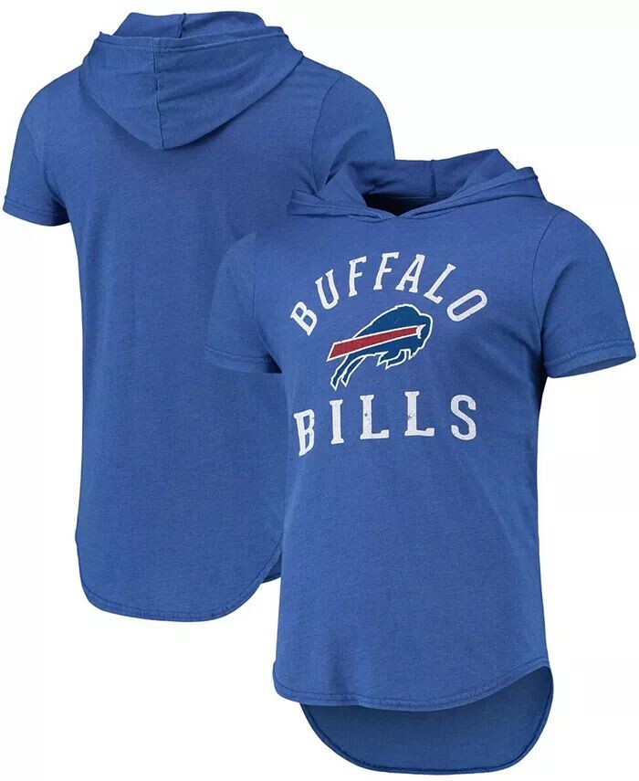 

Мужская футболка-толстовка с капюшоном Royal Buffalo Bills Field Goal Tri-Blend, цвет меланжевый Fanatics