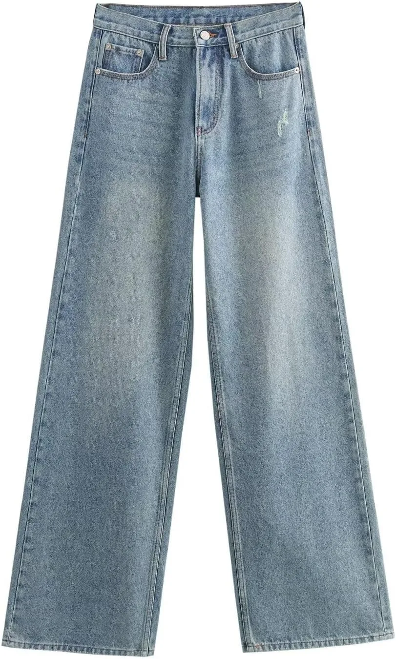 

Женские джинсы Light Blue для повседневной носки FunoSoul