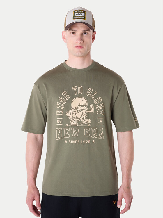 

Футболка обычного кроя Football Graphic 60596409 New Era, зеленый