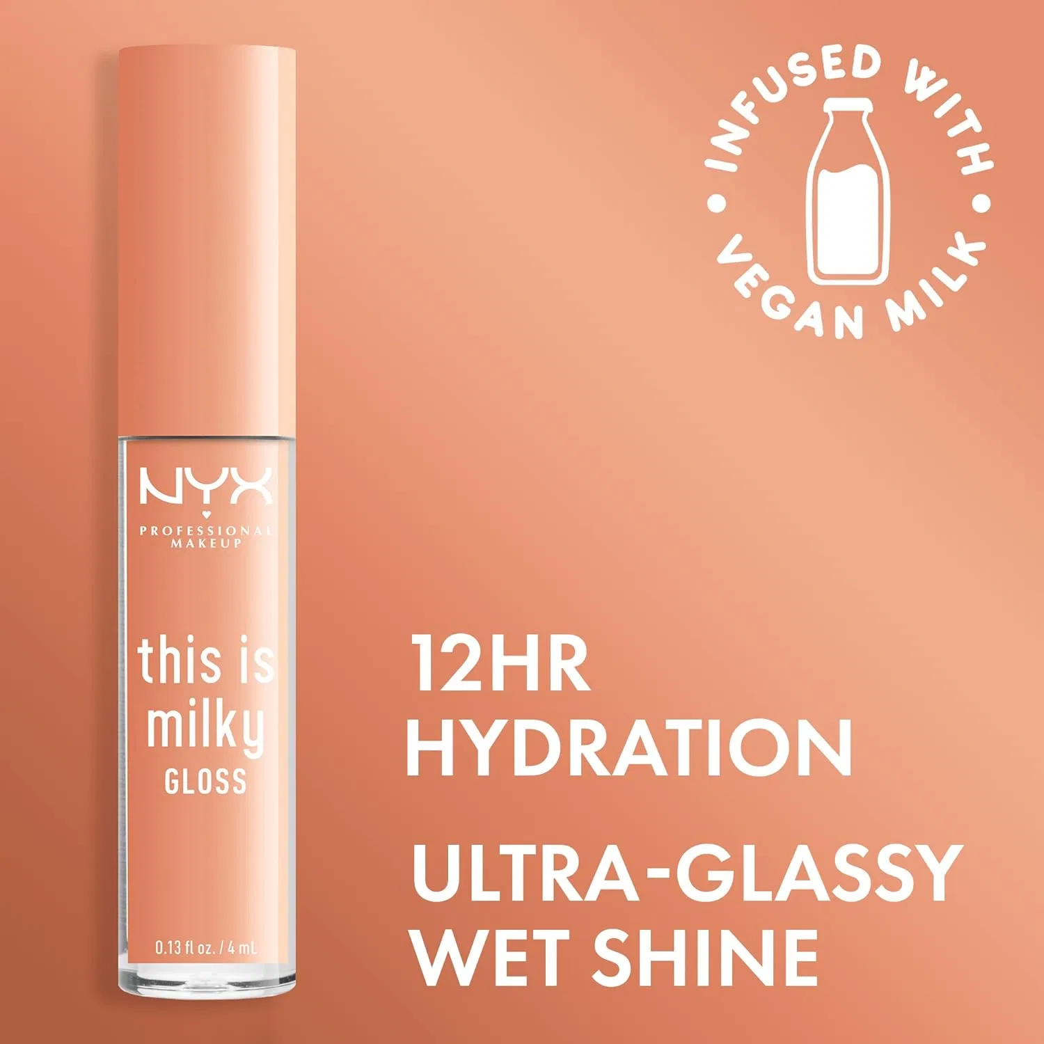 Веганский блеск для губ NYX PROFESSIONAL MAKEUP This Is Milky Gloss Nyx Professional Makeup — фото 2