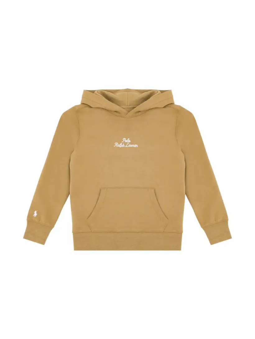 

Хлопковое худи с логотипом Ralph Lauren, коричневый