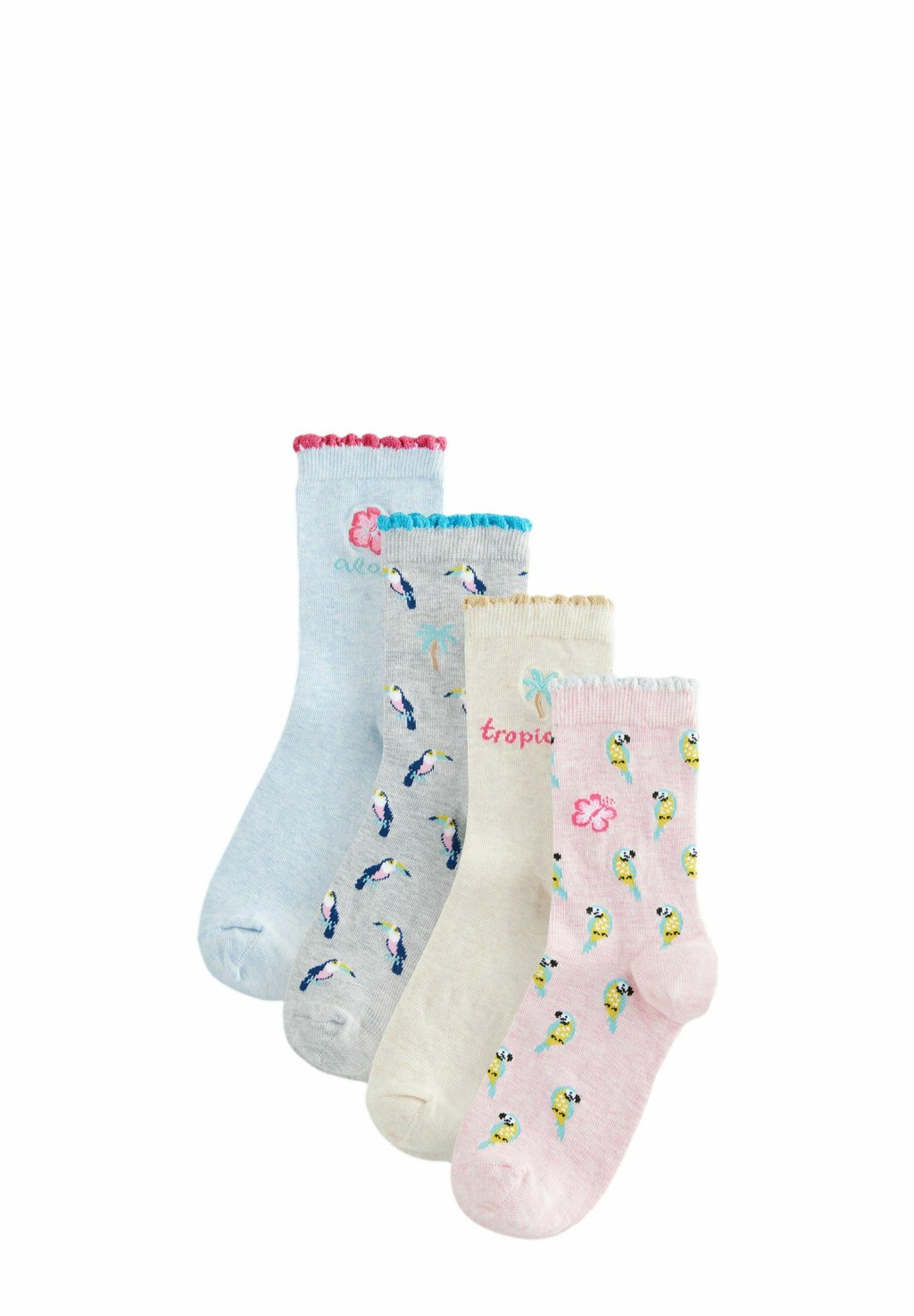 

Носки ANKLE 4 PACK Next, розовый