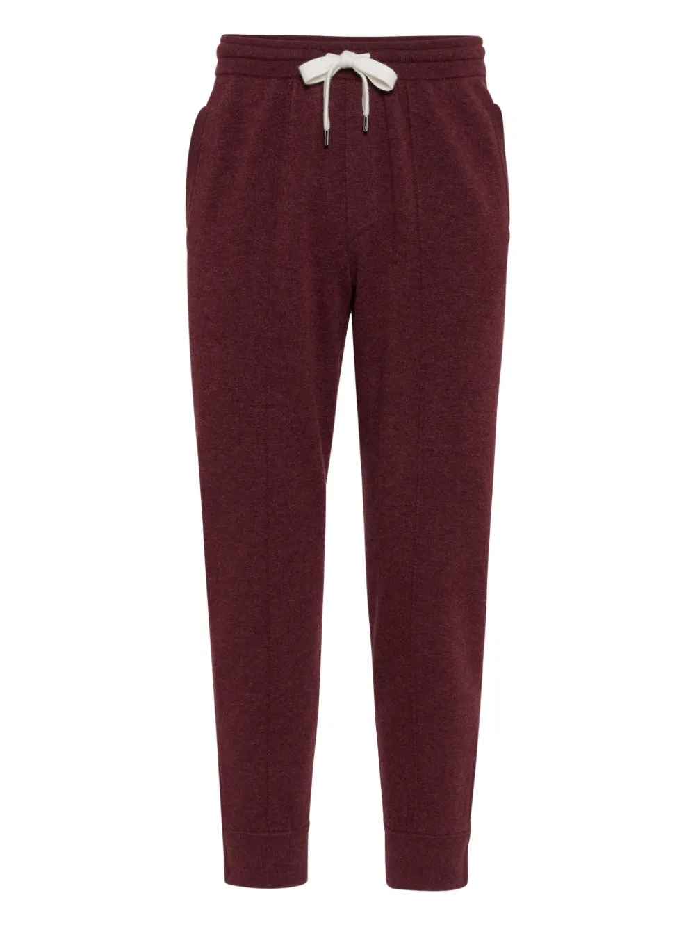 

Спортивные брюки с кулиской Brunello Cucinelli, красный