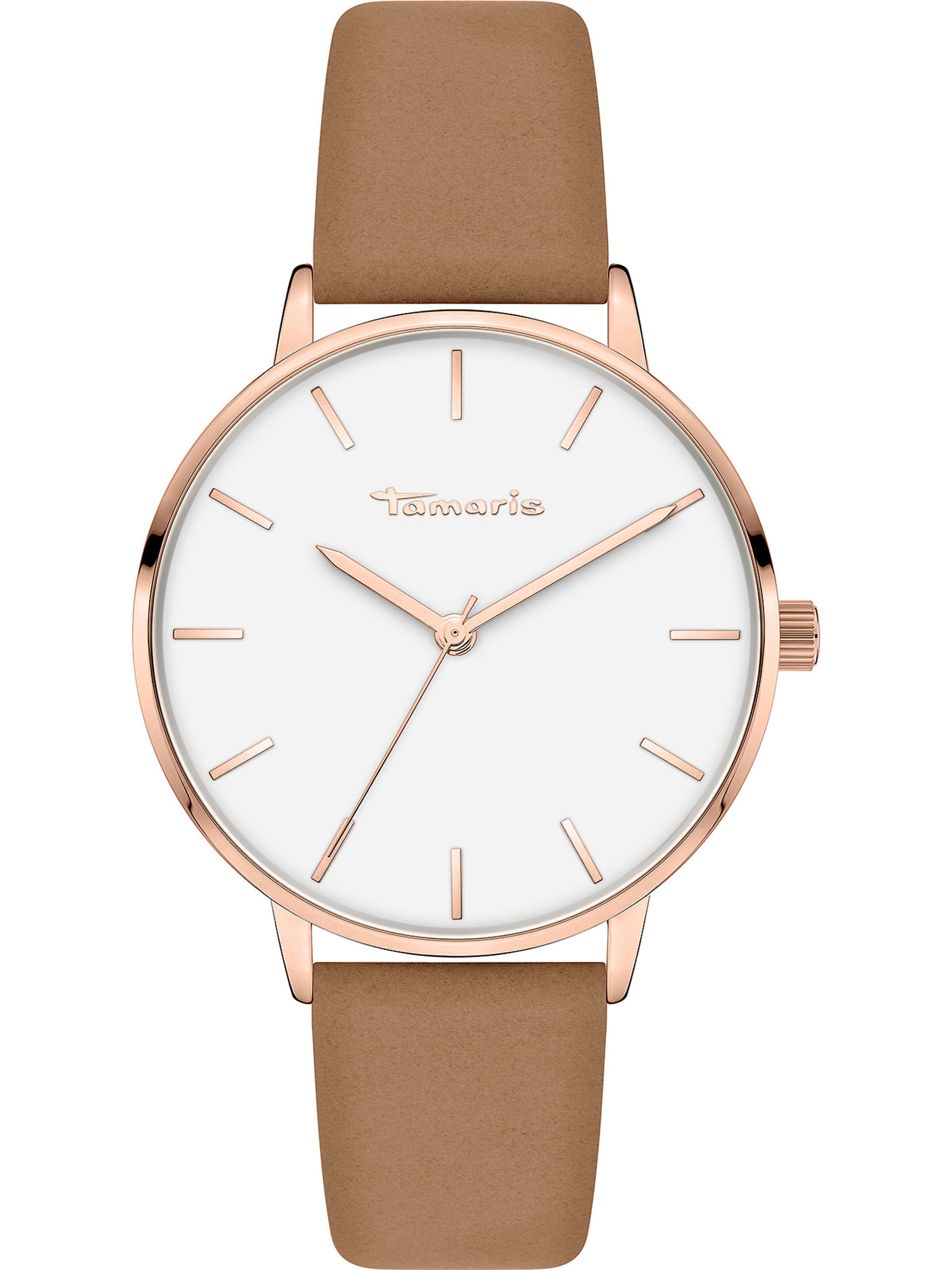 

Tamaris Аналоговые часы в светло-коричневом цвете