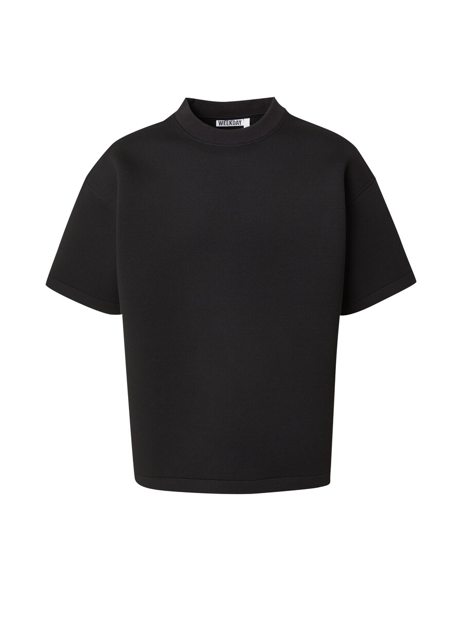 

Рубашка WEEKDAY Great Boxy Scuba, черный