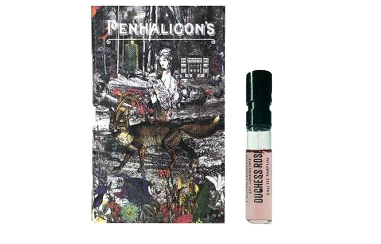 PENHALIGON'S Набор пробников парфюмерной воды panhailigen beast head collection duchess rose fox eau de parfum, цитрусовая роза, 1,5 мл — фото 3
