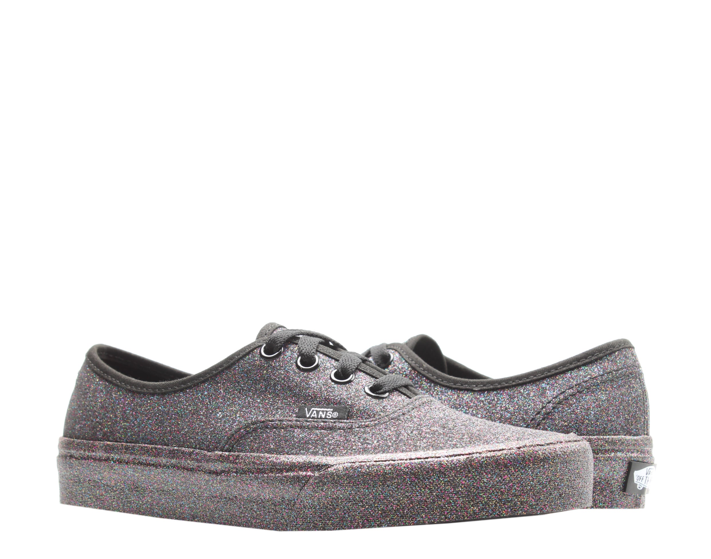 

Vans Authentic Rainbow Glitter Black/Black низкие кеды