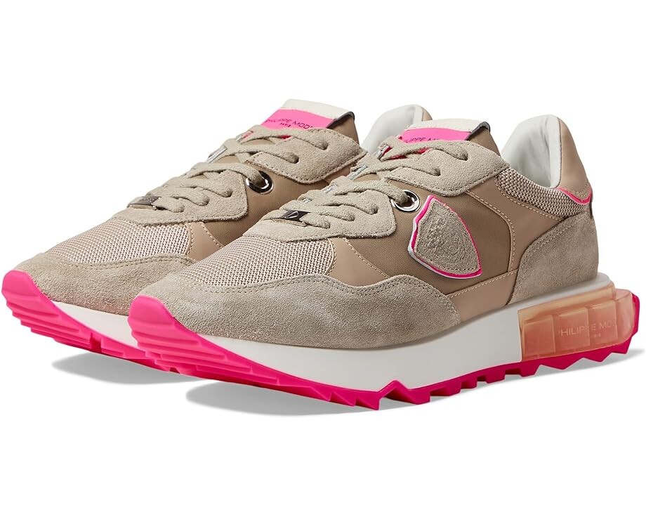 

Кроссовки Philippe Model La Rue Sneaker, цвет Mondial Neon/Beige Fuchsia
