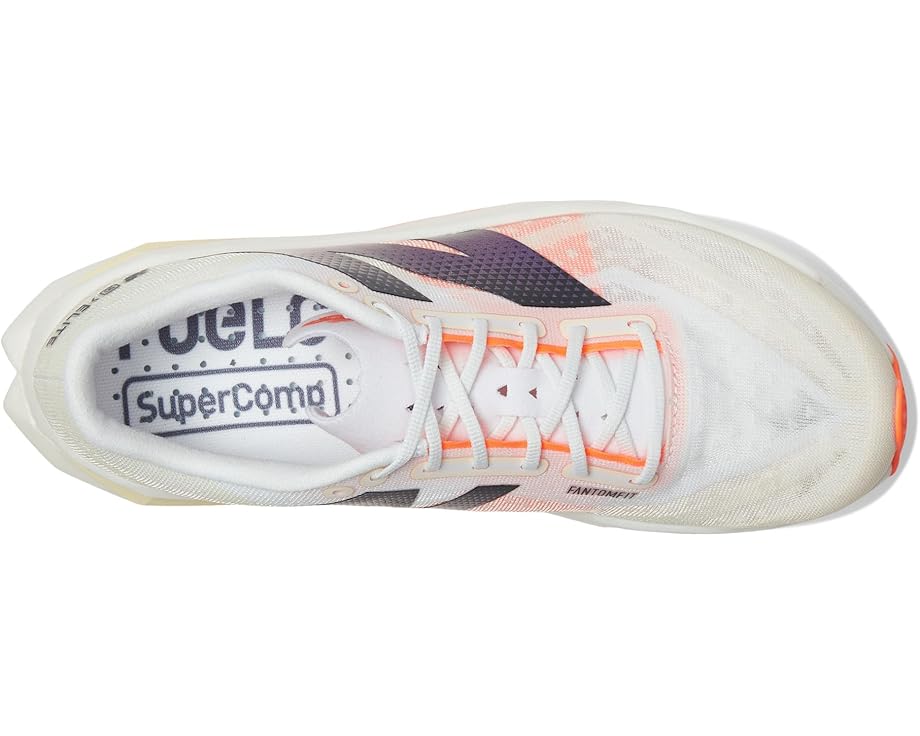 Кроссовки New Balance FuelCell SuperComp Elite v4, цвет White/Angora/Hot Mango — фото 2