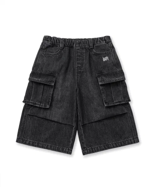 Детские джинсовые брюки BROWNBREATH KIDS CARGO DENIM PANTS — фото 2