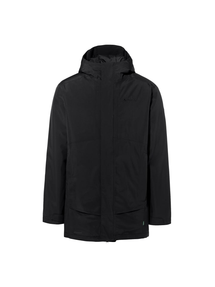 

Vaude Мужская стеганая парка Rosemoor черного цвета