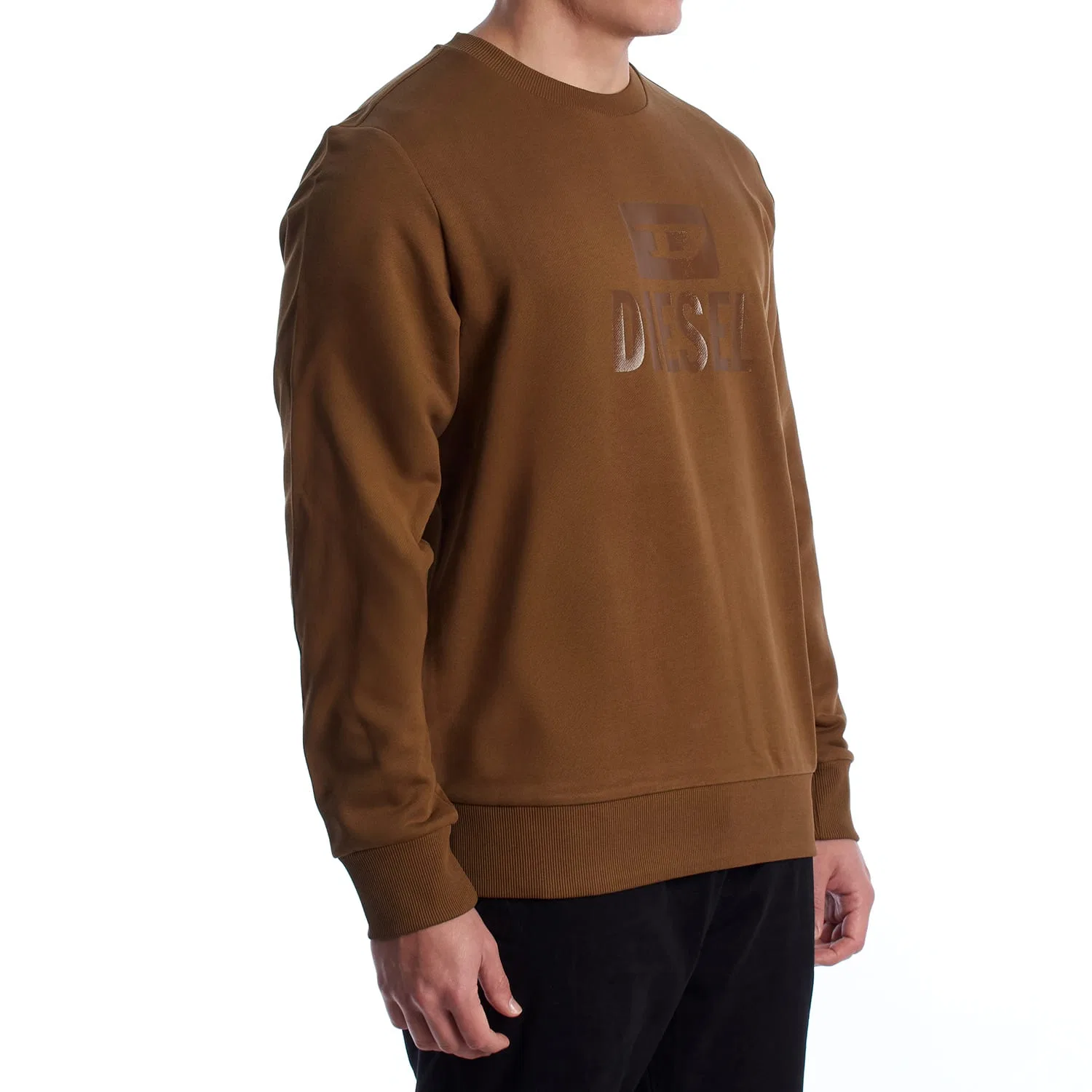 Свитшот коричневый Diesel, brown — фото 3