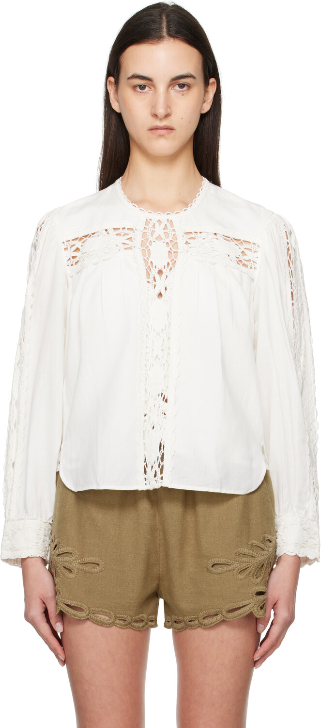 

Блуза Valmira цвета «Off-White» Isabel Marant Etoile