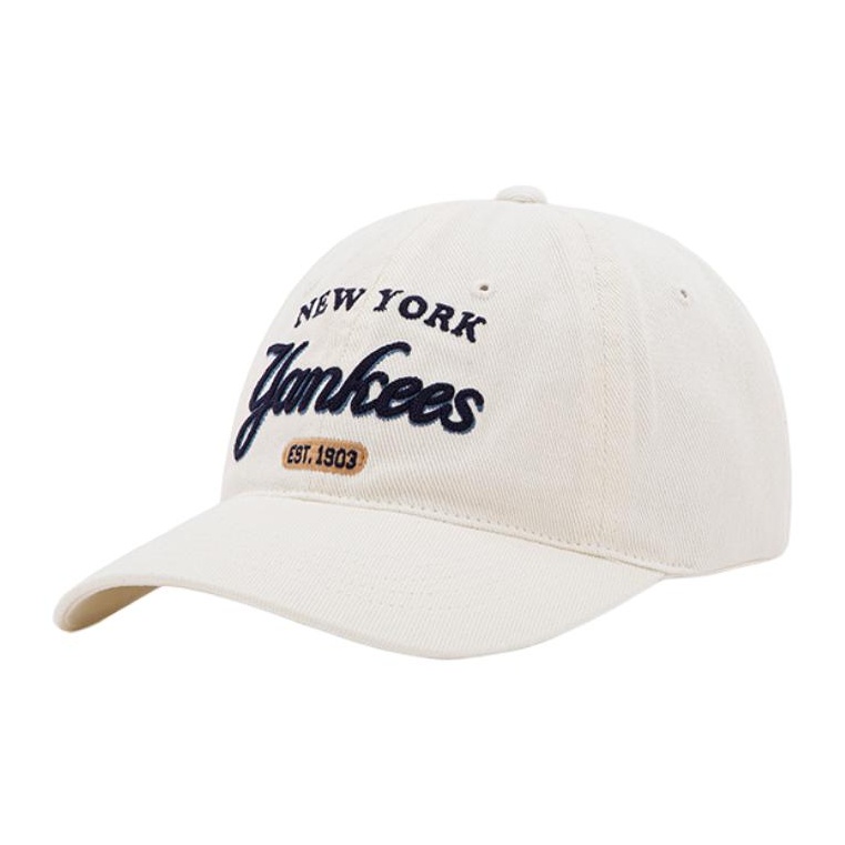 

MLB Бейсболка унисекс светло-голубая серая кремовая, Cream