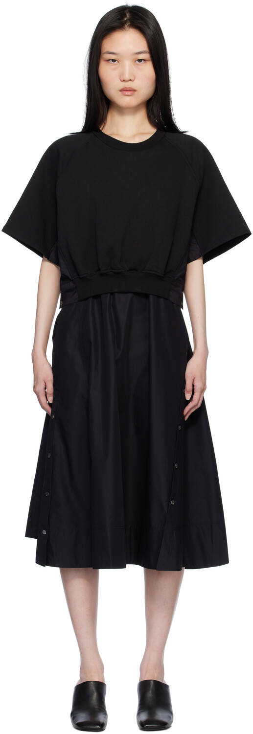 

3.1 Платье-миди Phillip im с короткими рукавами из французского трикотажа Combo 3.1 Phillip Lim