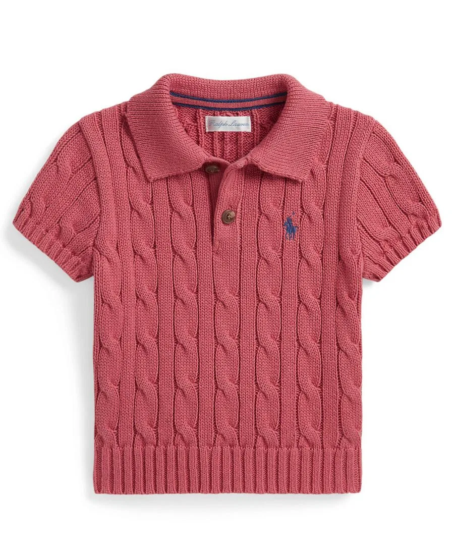 Детский свитер для мальчиков с воротником-поло Polo Ralph Lauren