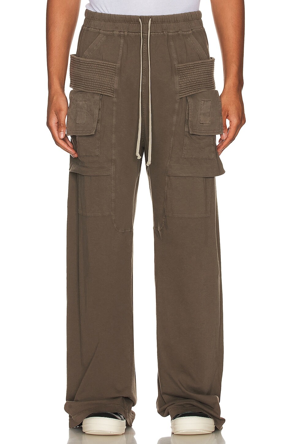 

Брюки DRKSHDW by Rick Owens Creatch Cargo Drawstring, цвет Dust