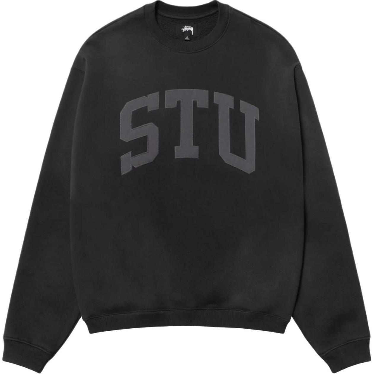 

Свитшот Stüssy с аппликацией логотипа Stussy, черный