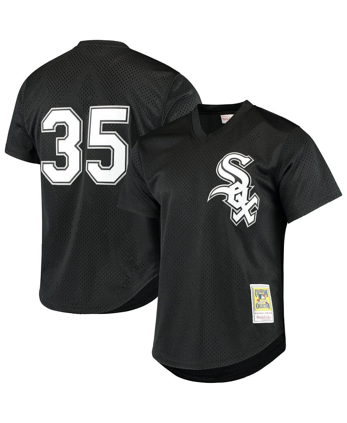 

Мужское тренировочное джерси с сеткой Frank Thomas Black Chicago White Sox Cooperstown Mitchell & Ness