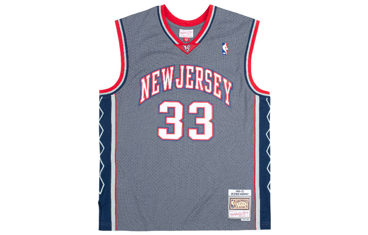 

Альтернативная майка «Нетс» 1999 года Стефона Марбери от Mitchell & Ness NBA Mitchell Ness, серый