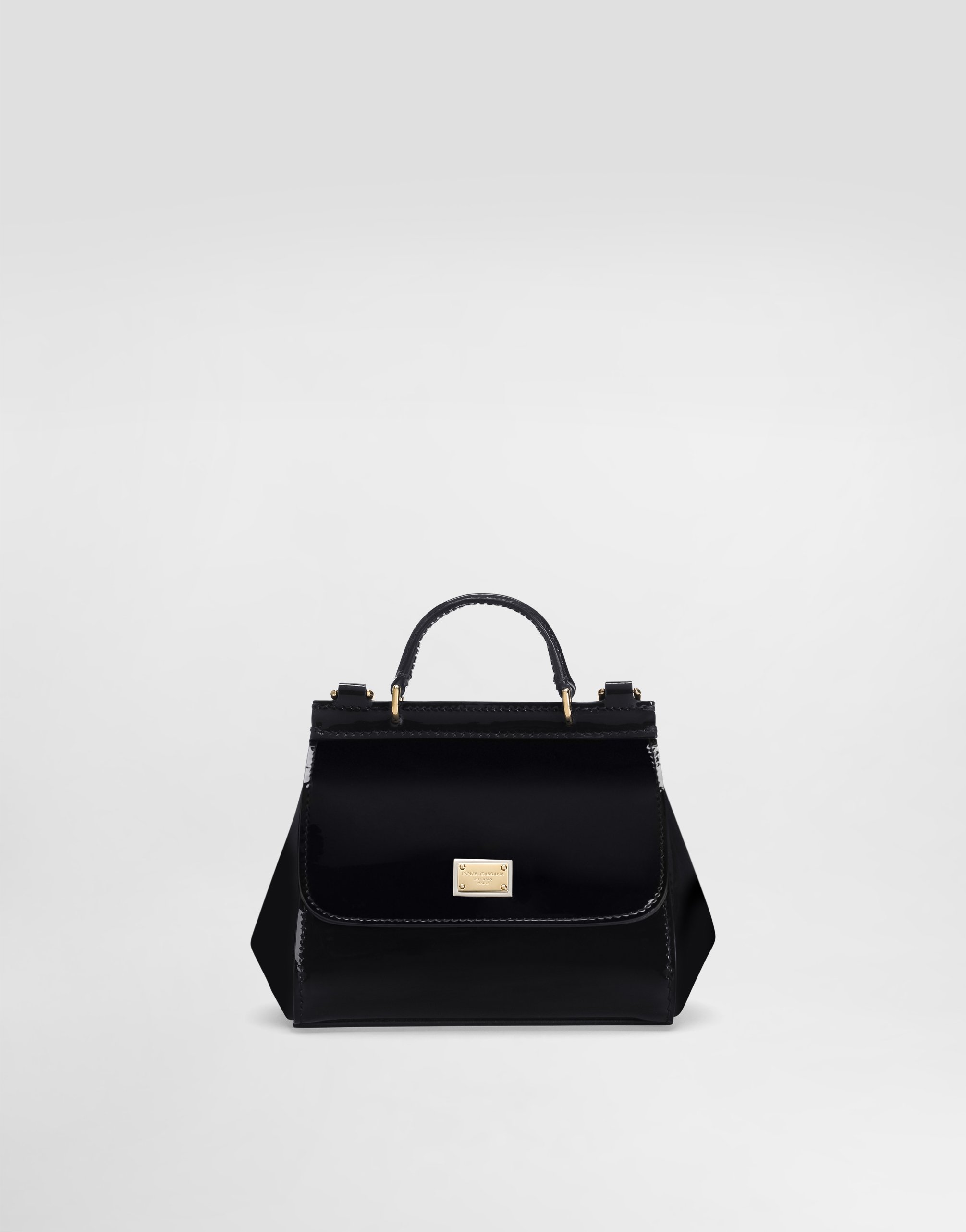 

Мини-сумка Sicily из лакированной кожи Dolce&Gabbana, синий