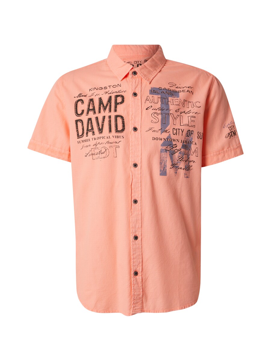 

Рубашка на пуговицах классического кроя CAMP DAVID, Raspberry