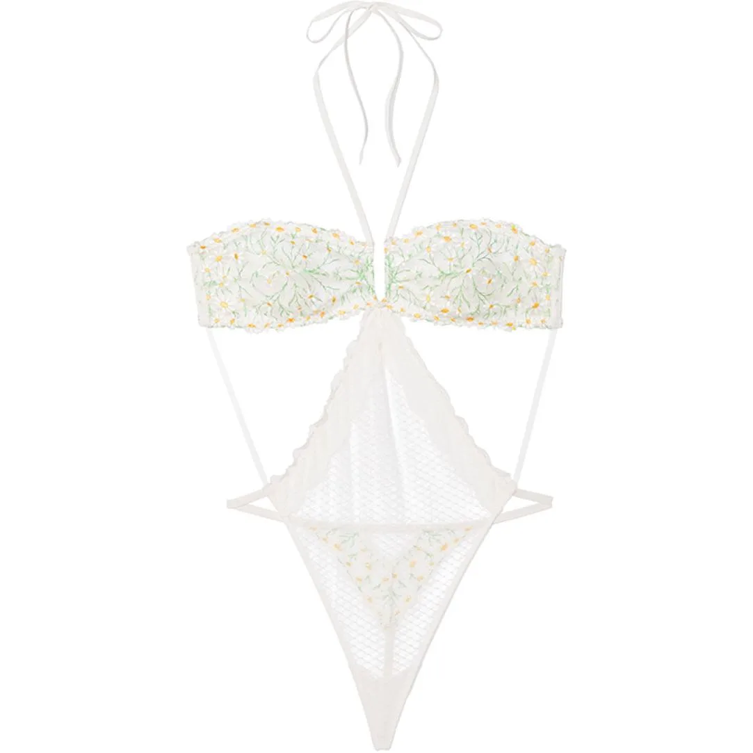 Victoria's Secret Комбинезон VERY SEXY с вышивкой, белый