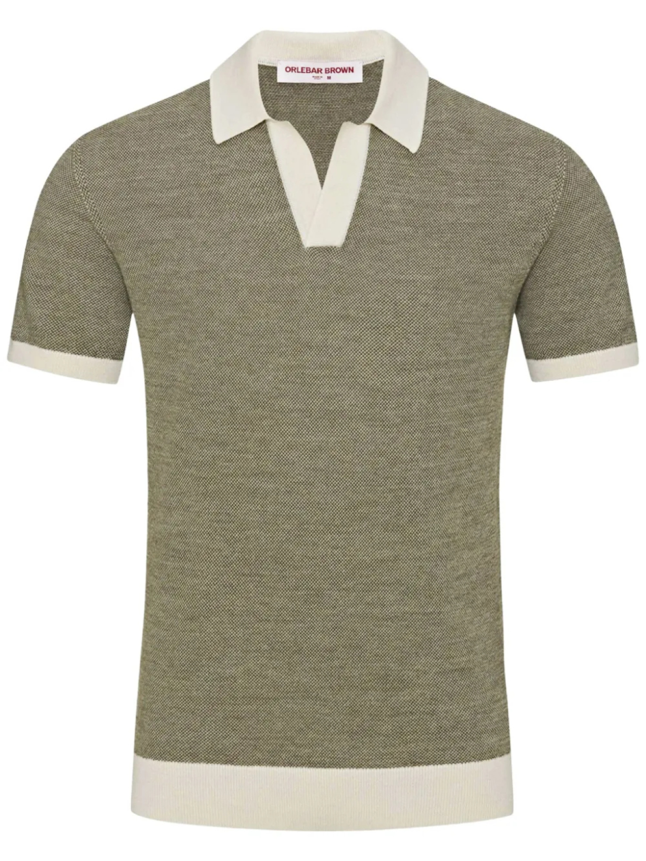 

Orlebar Brown футболка Horton из шерсти мериноса, зеленый