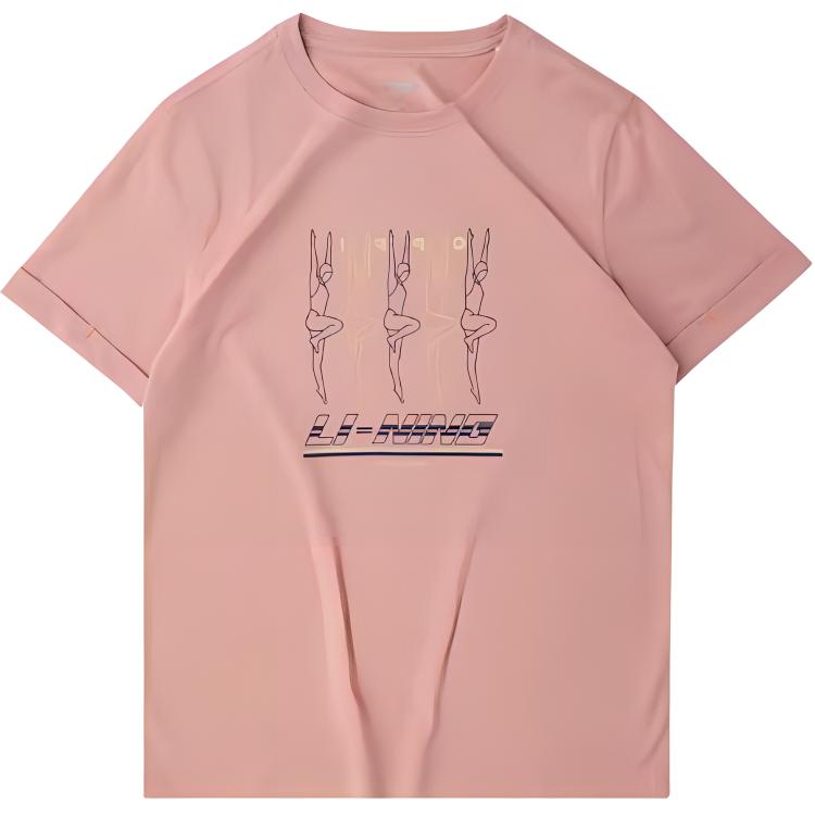 

Футболка LiNing Sports Life Collection женская туманно-розовая