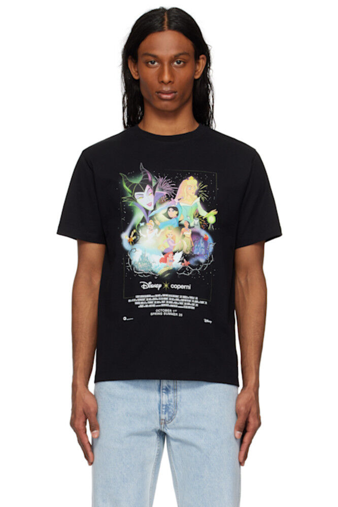 

Черная коллекционная футболка Disney Boxy Coperni