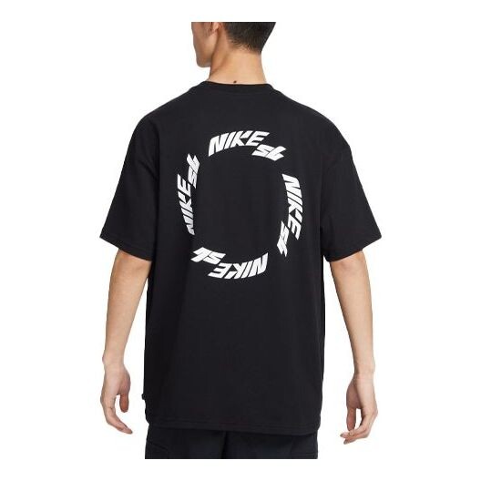 

Футболка Nike SB Wheel T-Shirt 'Black', черный