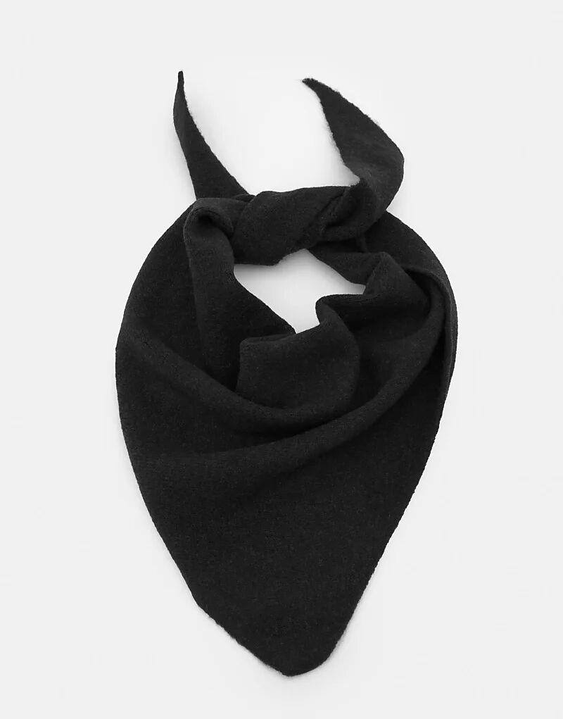 

Мягкий шарф Pull&Bear черного цвета