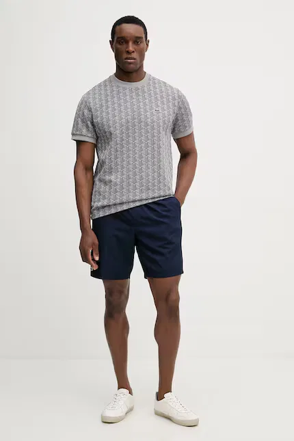 Футболка мужская Lacoste, серый — фото 2