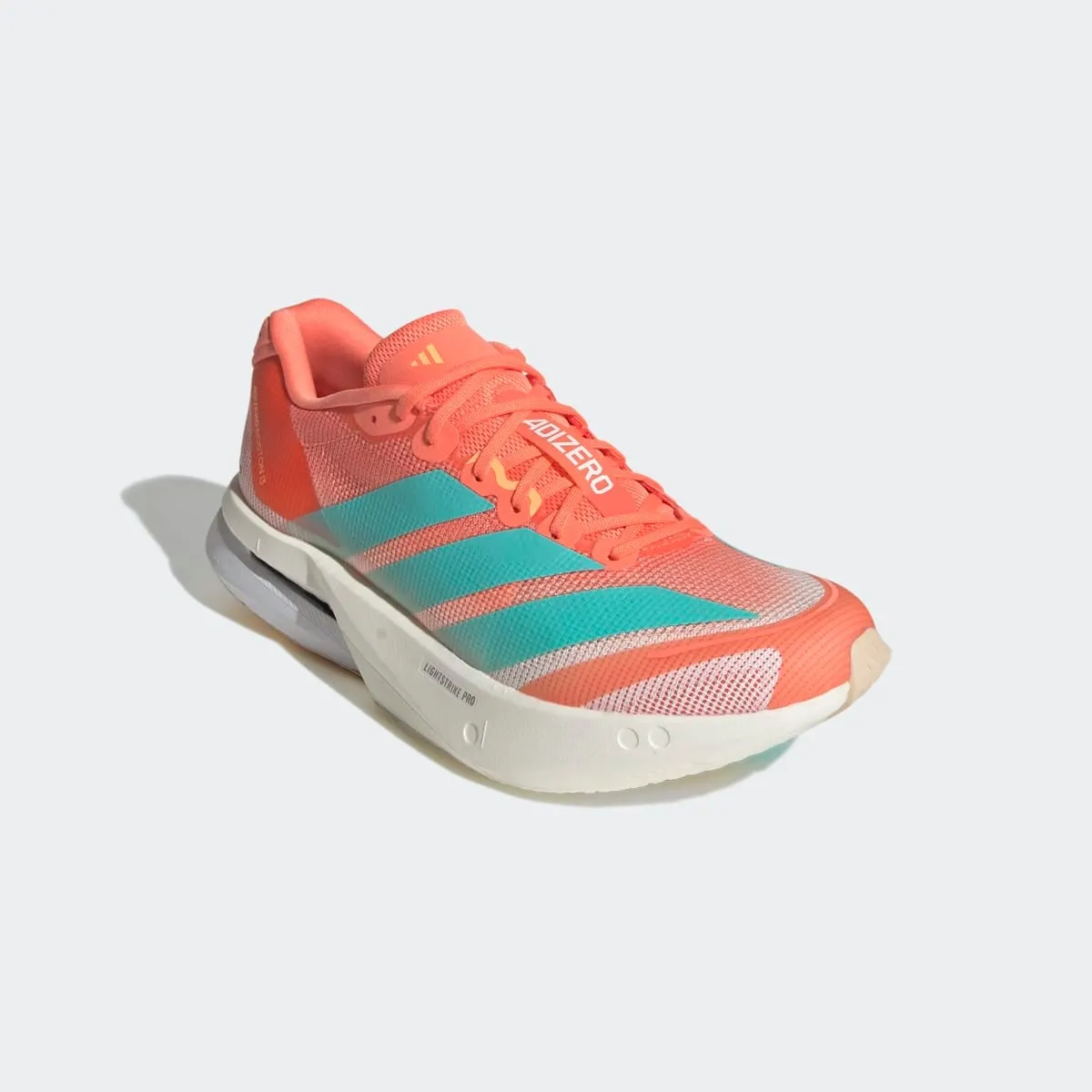 Женские беговые кроссовки Adizero Boston adidas, оранжевый — фото 2
