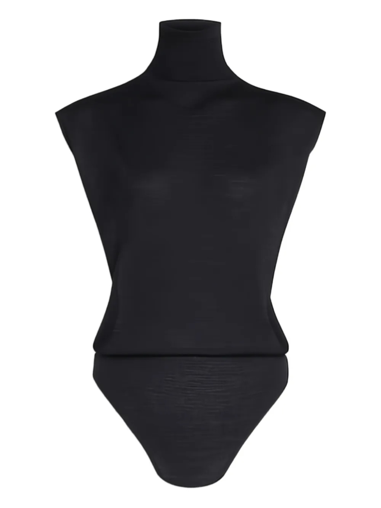 

Боди из смеси шерсти Alaïa, черный
