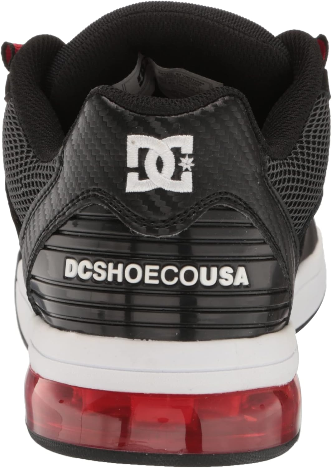 Мужские кроссовки для скейта DC Shoes, универсальные, белый/черный/красный — фото 3