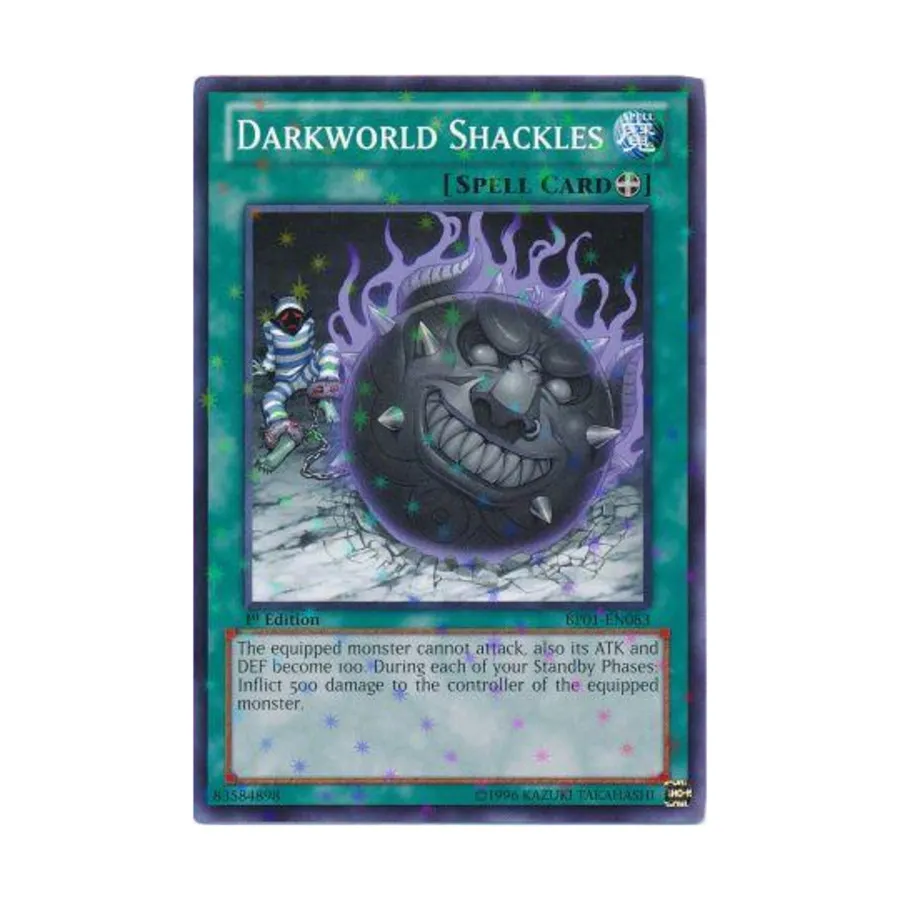 

CCG Кандалы Темного Мира (Редкий Звездный фольга), Yu-Gi-Oh - Battle Pack 1 - Epic Dawn - Singles