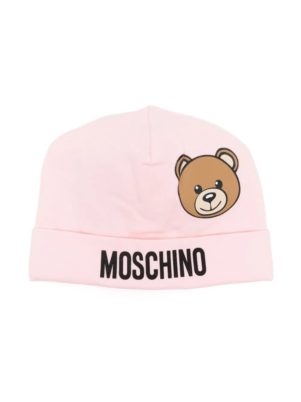 

Шапка бини Teddy Bear Moschino Kids, розовый