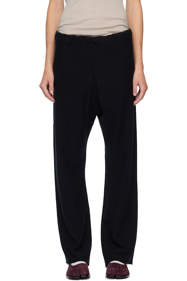 

Спортивные штаны с ластовицей Maison Margiela, черный