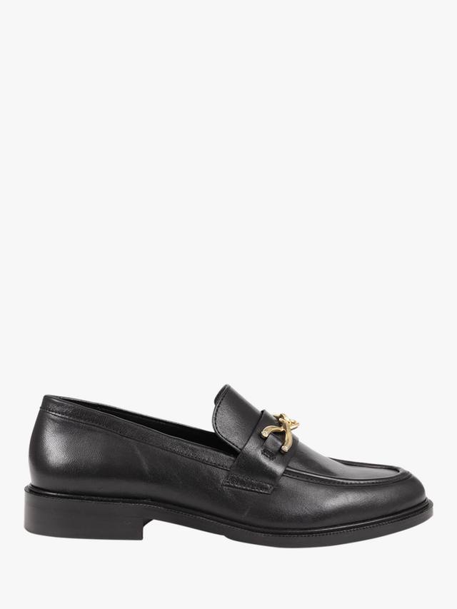Марийские кожаные мокасины Jones Bootmaker, черный