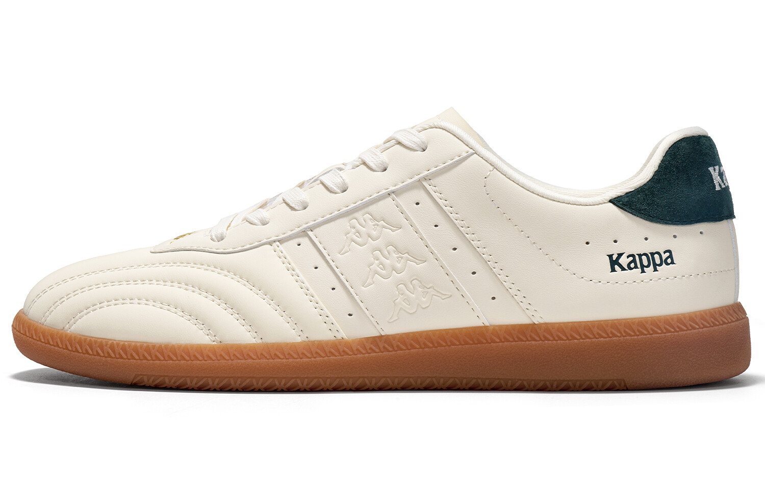

Кроссовки Kappa Skateboarding Shoes Unisex Low-top Beige/brown, белый