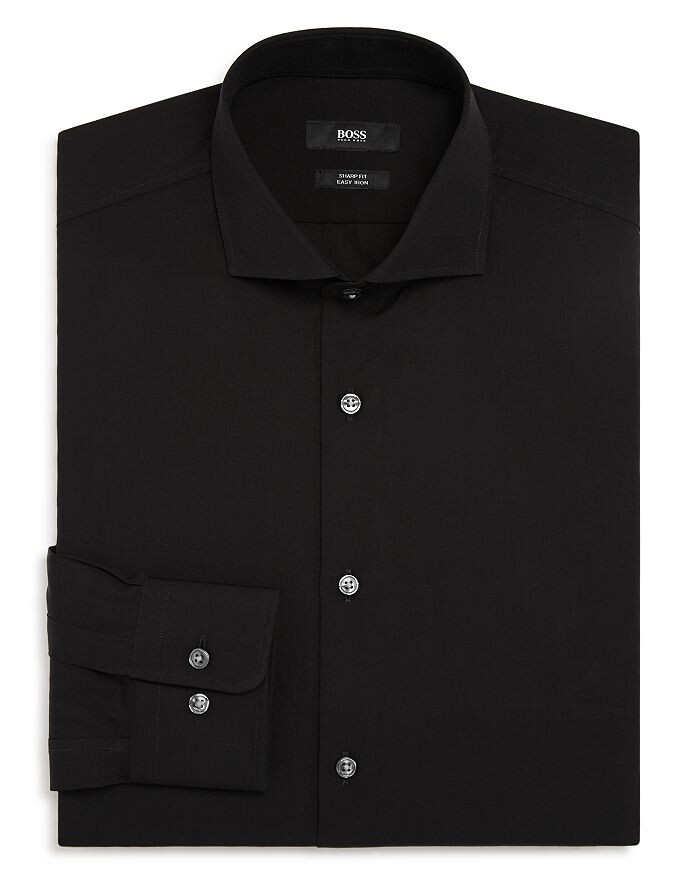 

Однотонная классическая рубашка Sharp Fit BOSS