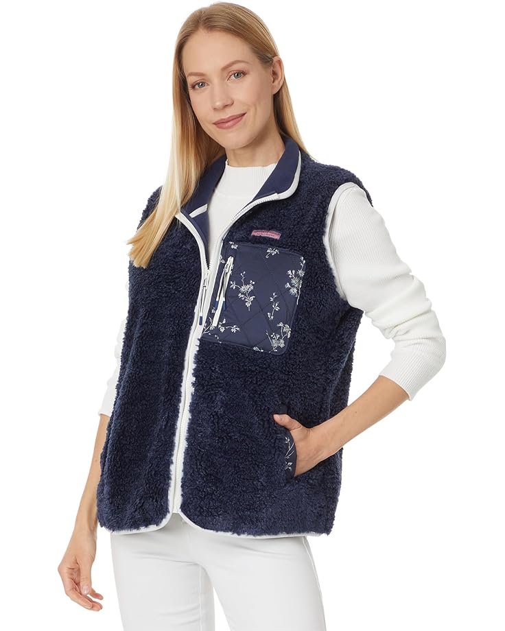 

Утепленный жилет Vineyard Vines Full-Zip Vest, цвет Nautical Navy