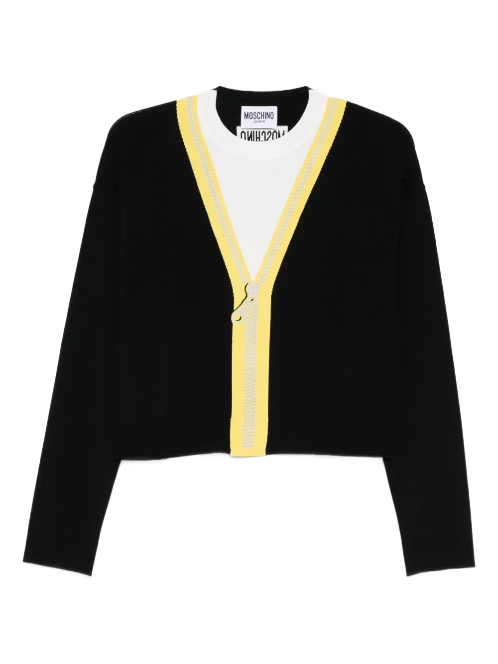 

Свитер с круглым вырезом Moschino Jeans, черный