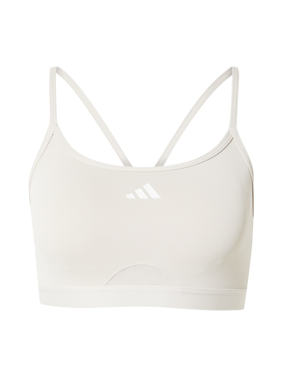 

Спортивный бюстгальтер без косточек ADIDAS PERFORMANCE Aeroreact, цвет Ivory