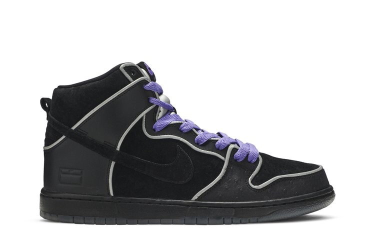 

Кроссовки Nike SB Dunk High 'Purple Box', черный